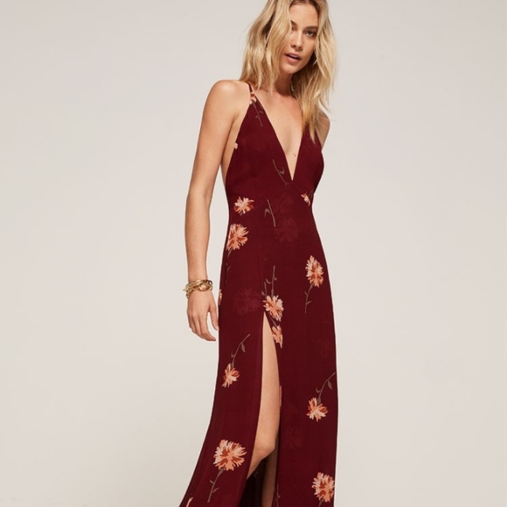 Reformation Renee Dress in Auburn MP